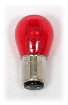 Żarówка 12V 21/5W /BAY15D/ червона