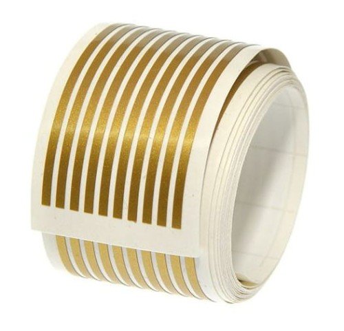 Наклейка-стрічка — золота смуга 1.5 мм 10x1.5 м