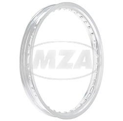 Обод колеса SIMSON S51 16x1.50 алюмінієвий поліруваний /KEBA/