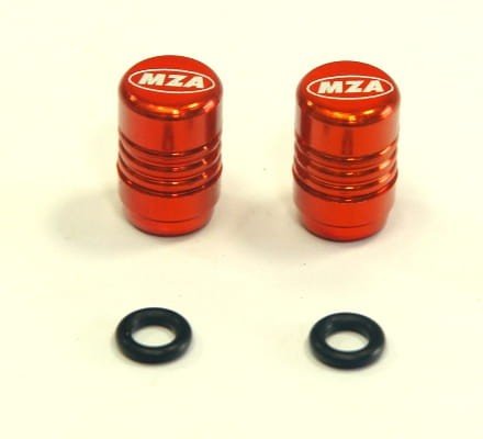Алюмінієва гайка клапана помаранчева /пара/ MZA