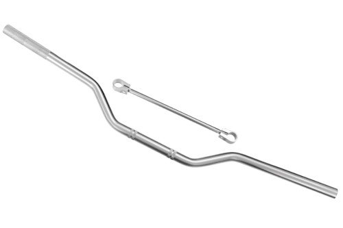 Універсальна алюмінієва кермо 22мм сріблястий