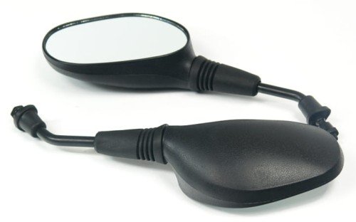 Овальні дзеркала 037 чорні M10 P/P