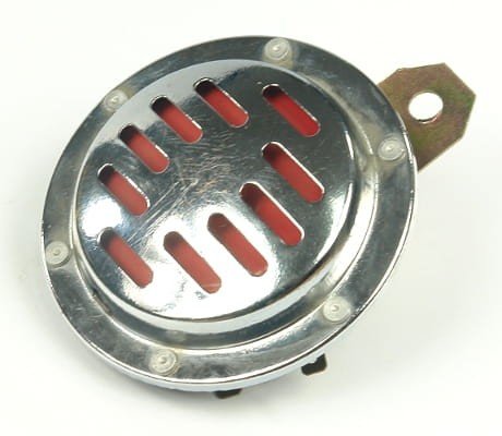 Сигнал 6V 100мм сріблястий /середина червона/