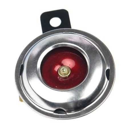 Сигнал 6V 70мм сріблястий /середина червона/