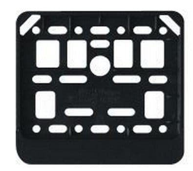 Чорна мотоциклетна рамка для номерного знака