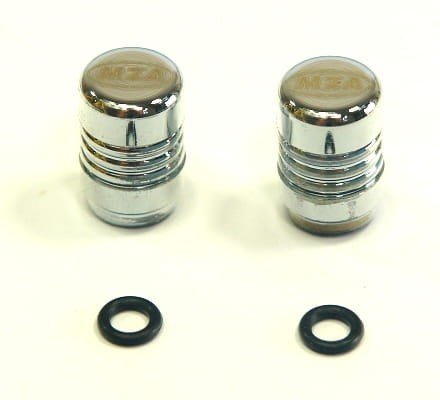 Гайка клапана ALU хром /пара/ MZA