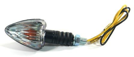 Міні-поворотник конус білий /вирізи ззаду/