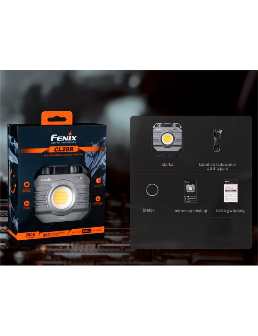 Кемпінговий ліхтар Fenix CL28R