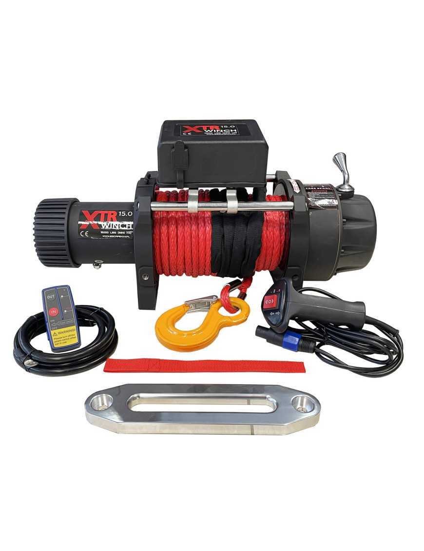 Синтетична 25М Витягувальна лебідка XTR 15000lbs 6800kg 24V