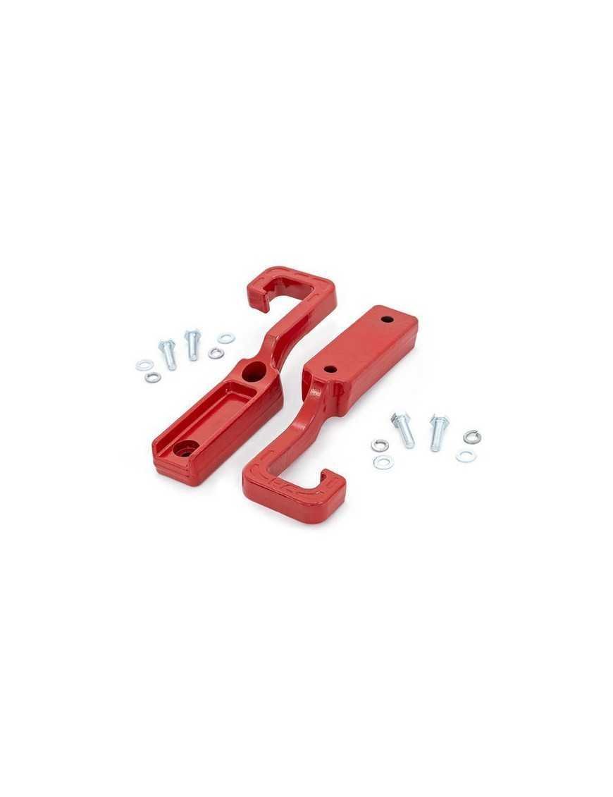 Ковані буксирувальні гаки red передні Rough Country