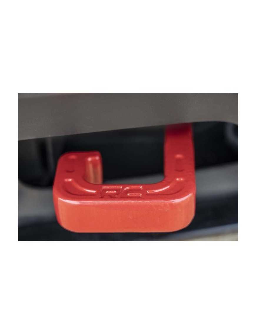 Ковані буксирувальні гаки red передні Rough Country