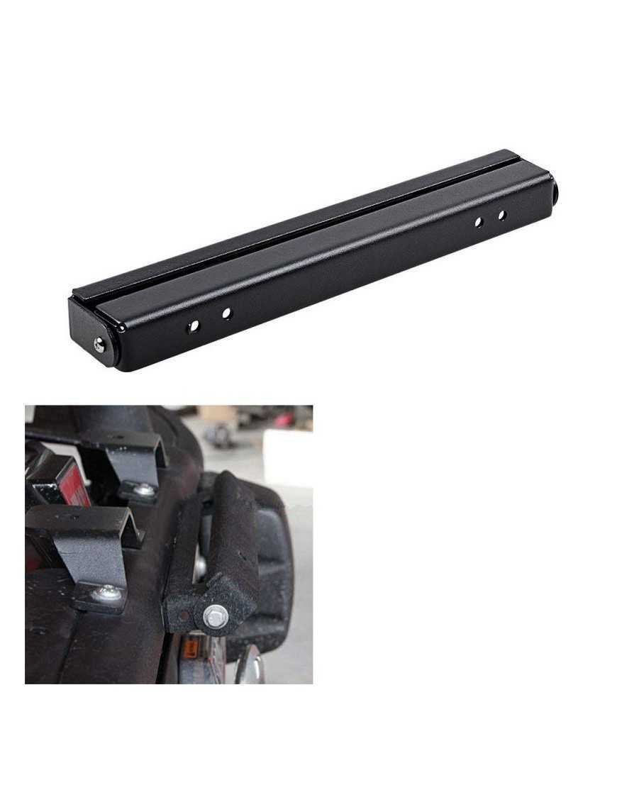 Відкидне кріплення номерного знака на ковзун