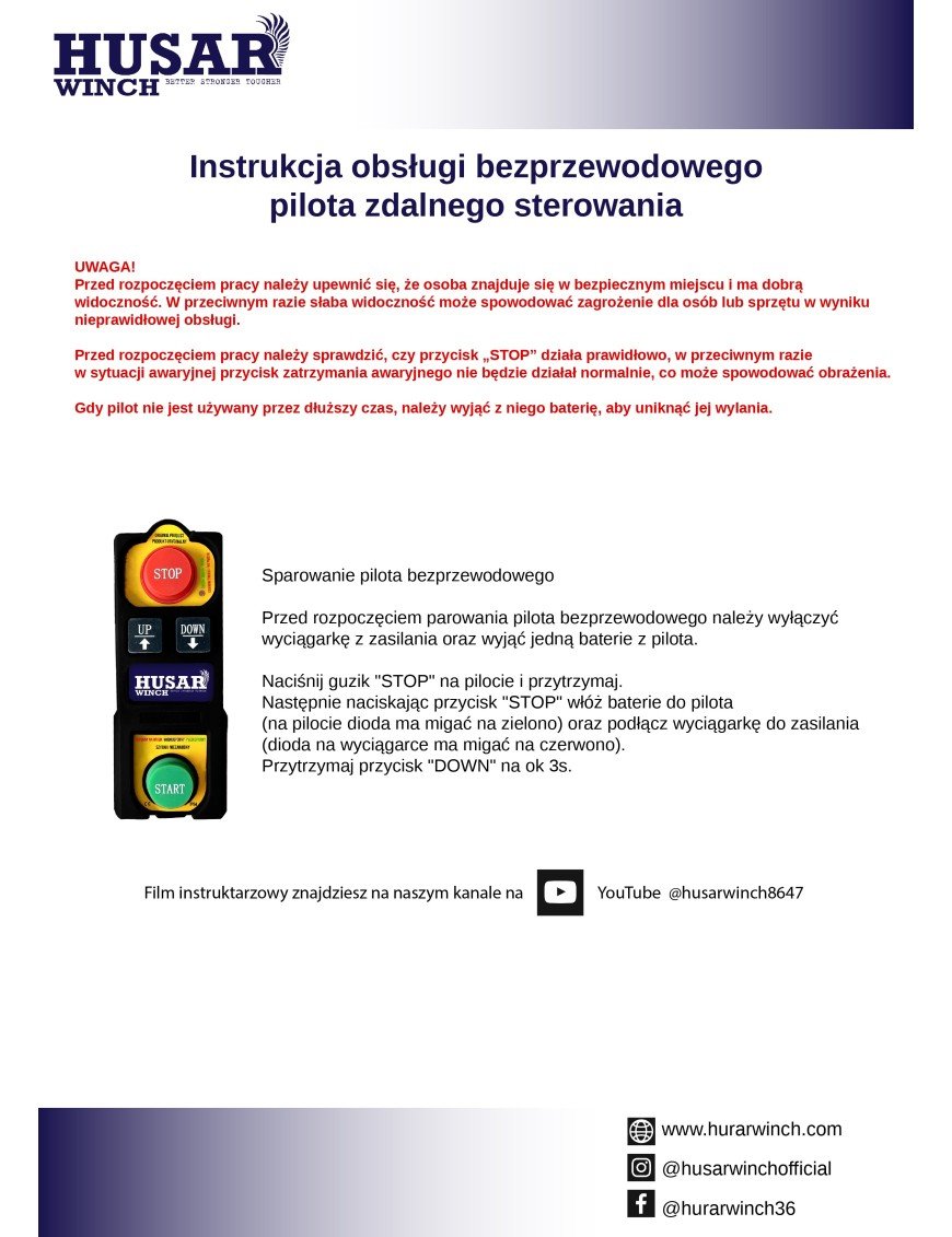 Husar BST P 300/600 з бездротовим пультом