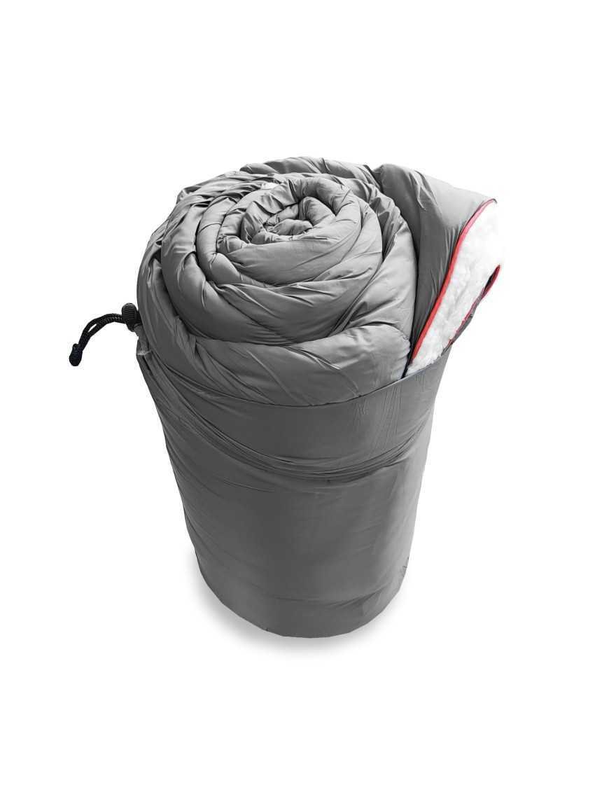 М'який кемпінговий плед OFFLANDER сірий 200 x 140