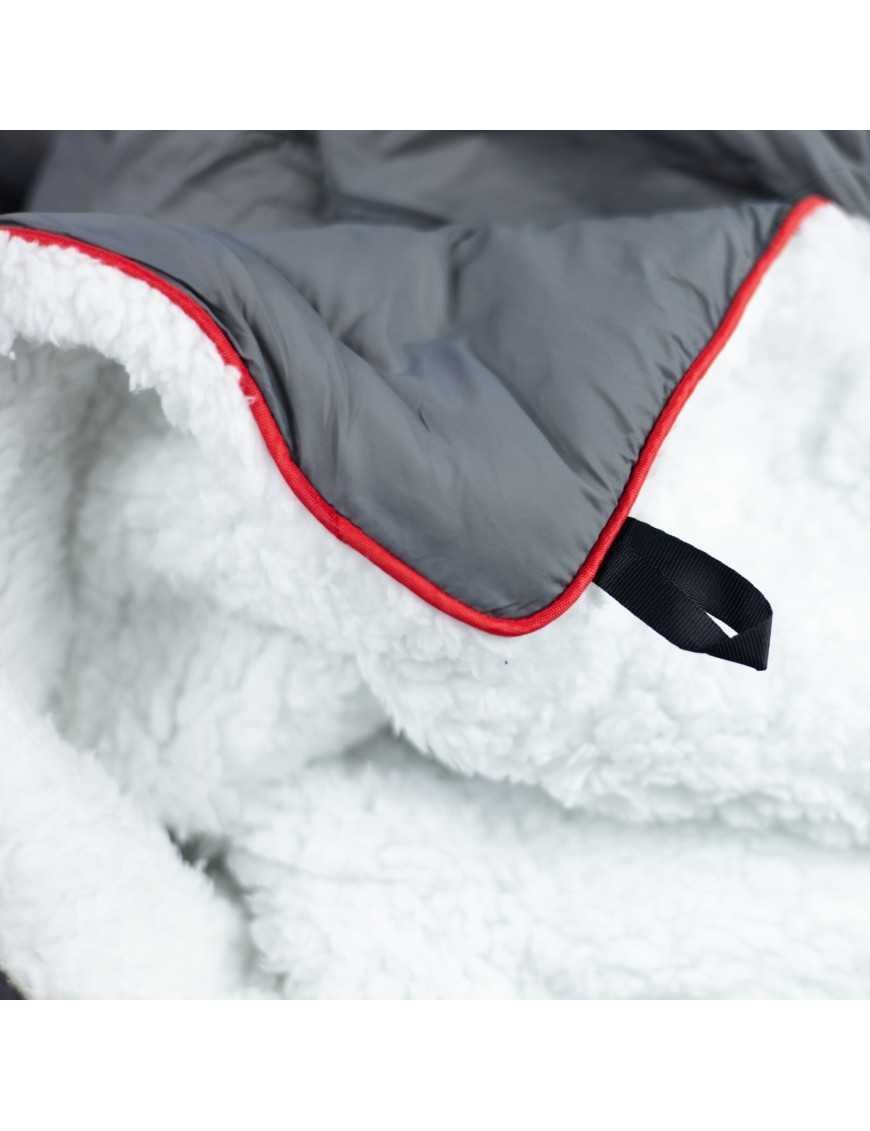 М'який кемпінговий плед OFFLANDER сірий 200 x 140