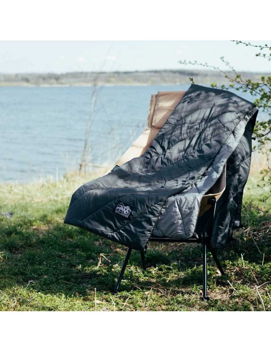 Водонепроникний кемпінговий плед-ковдра OFFLANDER сірий 200 x 140