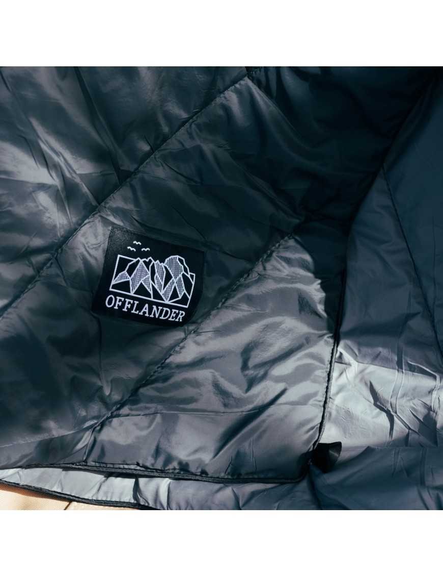 Водонепроникний кемпінговий плед-ковдра OFFLANDER сірий 200 x 140