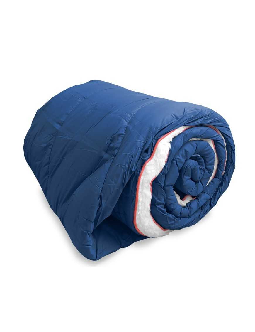 М'яка туристична ковдра-плед OFFLANDER темно-синя 200 x 140