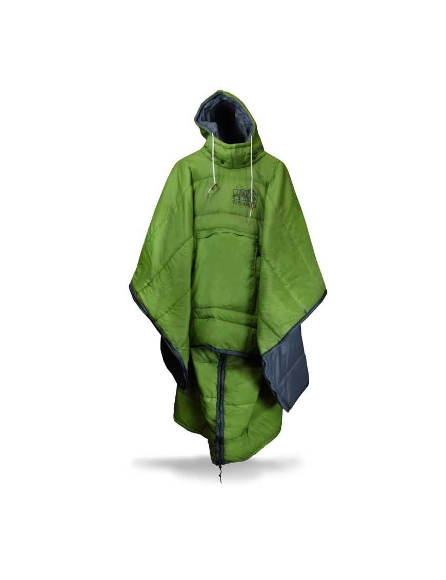 Тепле водонепроникне кемпінгове пончо OFFLANDER зелене