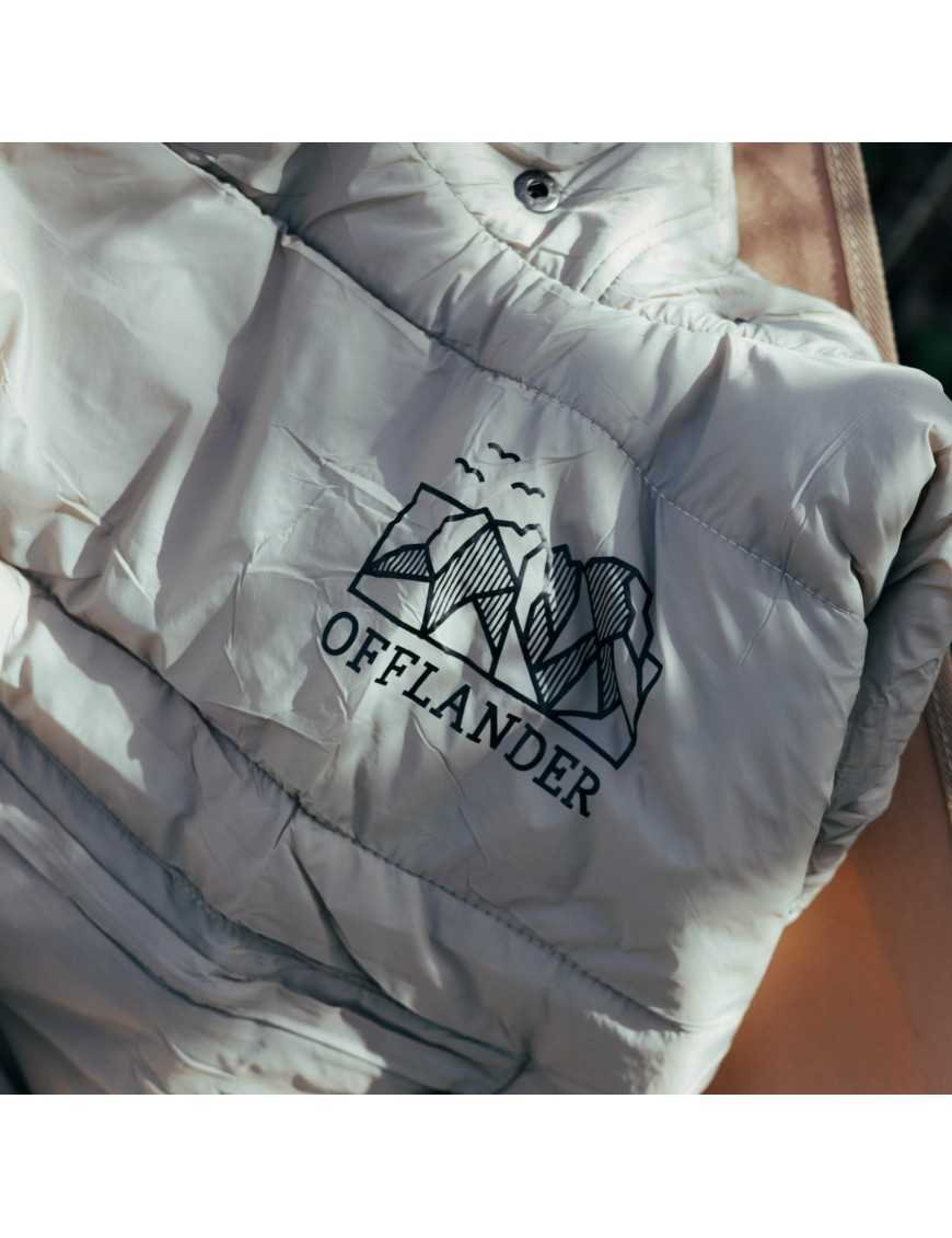 Утеплене водонепроникне кемпінгове пончо OFFLANDER KHAKI