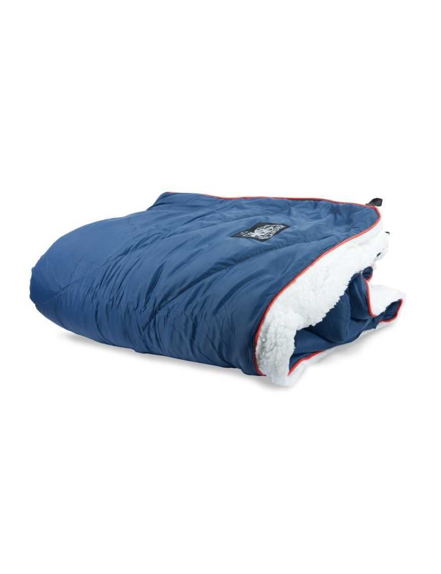 М'яка туристична ковдра-плед OFFLANDER темно-синя 200 x 140