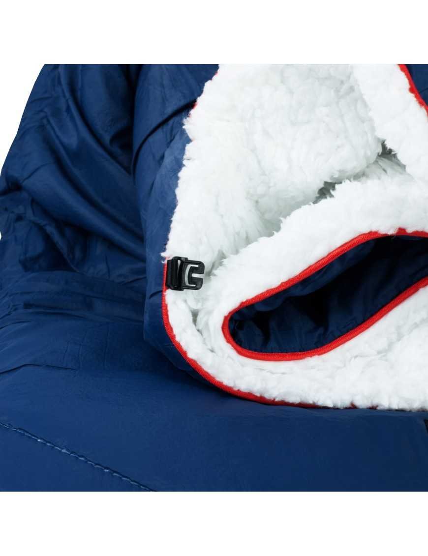 М'яка туристична ковдра-плед OFFLANDER темно-синя 200 x 140