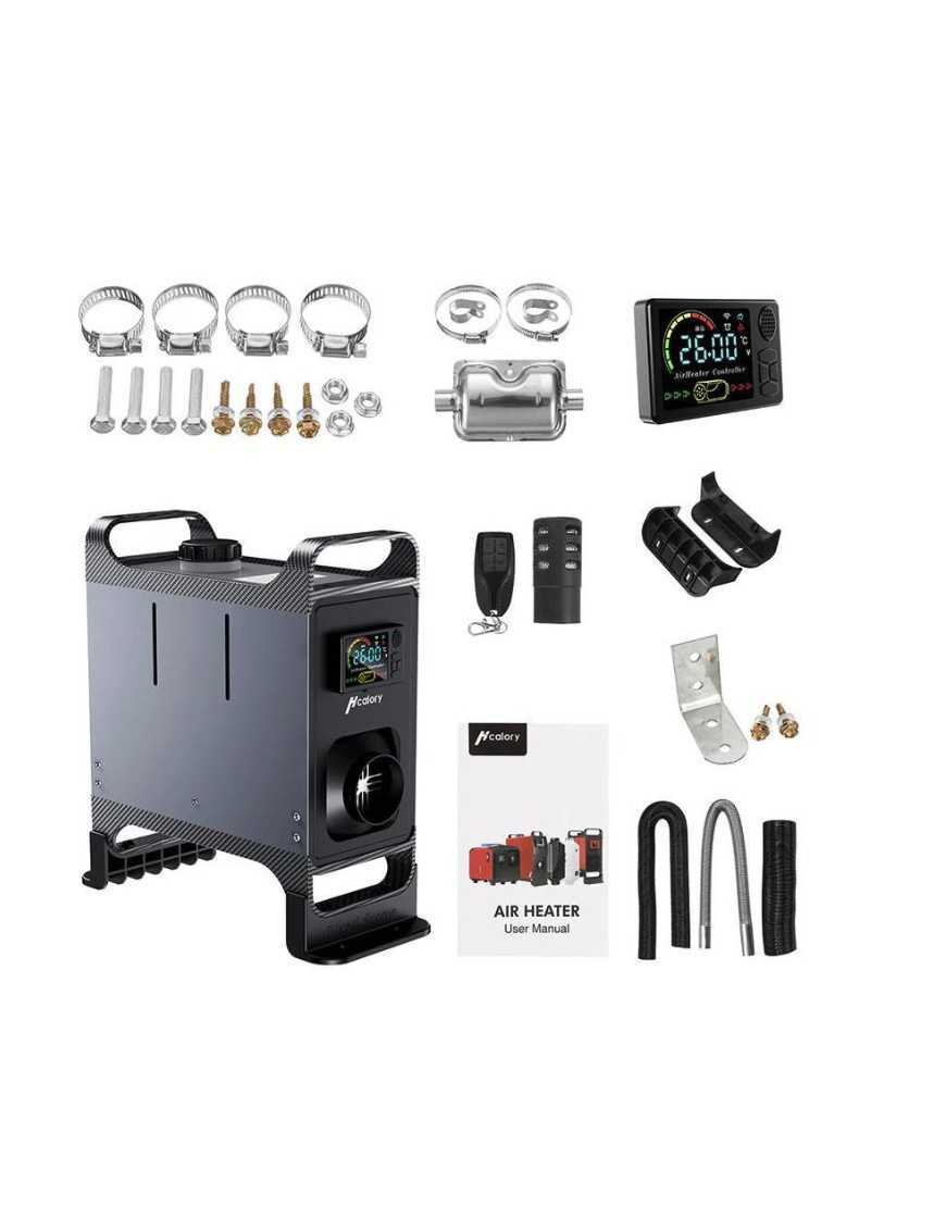 Стояночний обігрівач Hcalory HC-A02, 8 кВт, Дизель, Bluetooth (сірий)