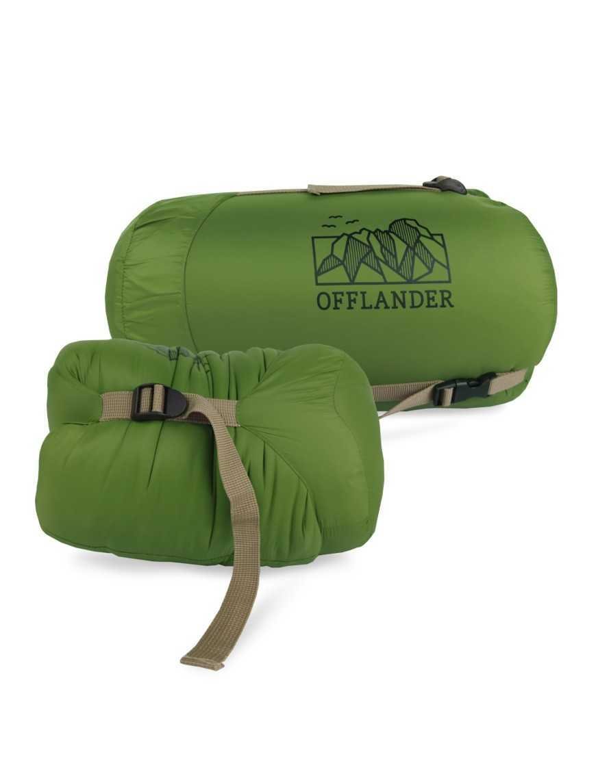 Тепле водонепроникне кемпінгове пончо OFFLANDER зелене