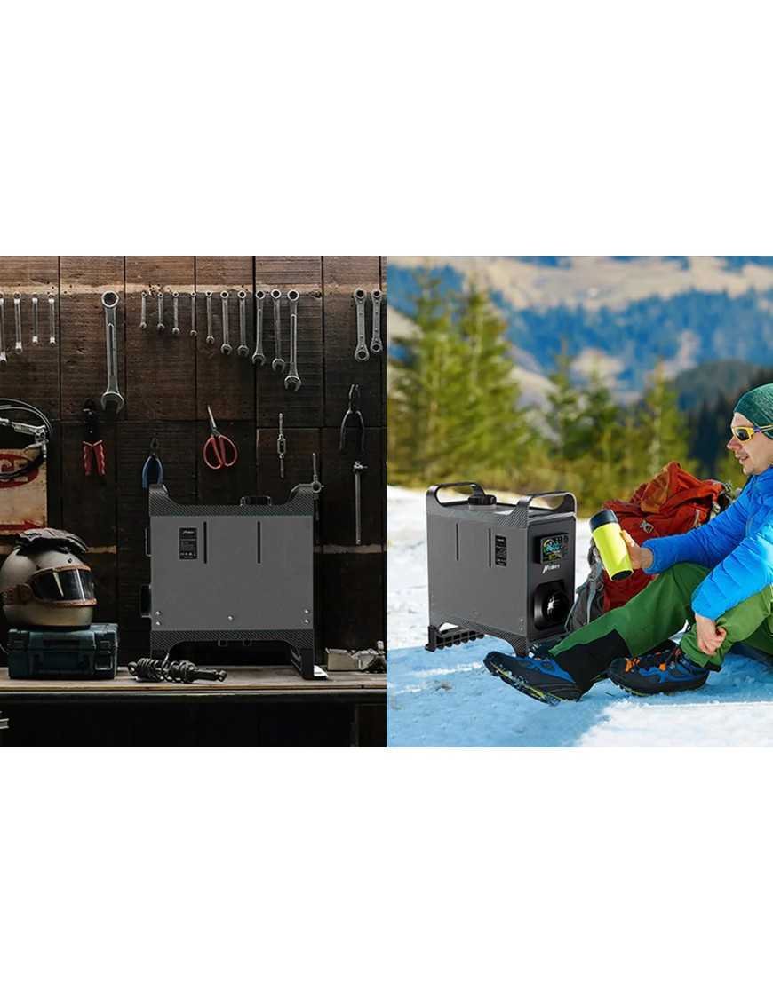 Стояночний обігрівач Hcalory HC-A02, 8 кВт, Дизель, Bluetooth (сірий)