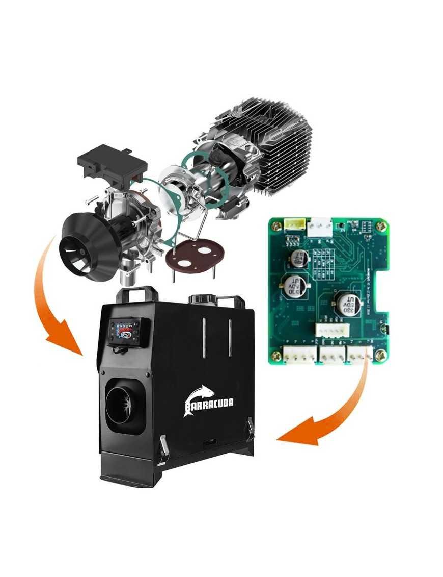 Олійний обігрівач для даху намету Barracuda 8kW WF5007B