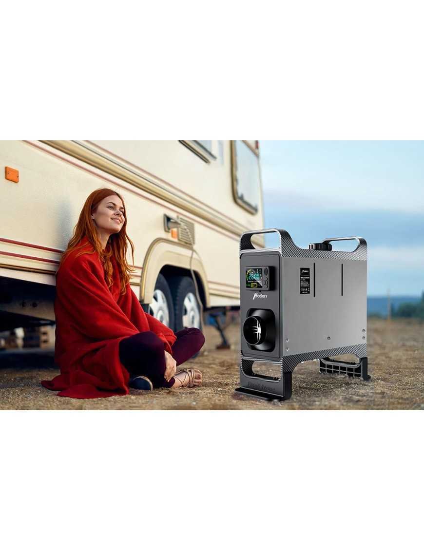Стояночний обігрівач Hcalory HC-A02, 8 кВт, Дизель, Bluetooth (сірий)