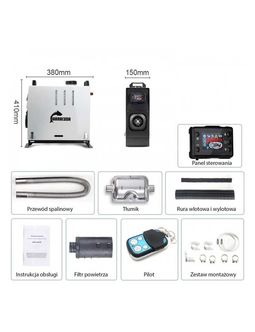 Масляний обігрівач для дахового намету Barracuda 5kW WF5007W