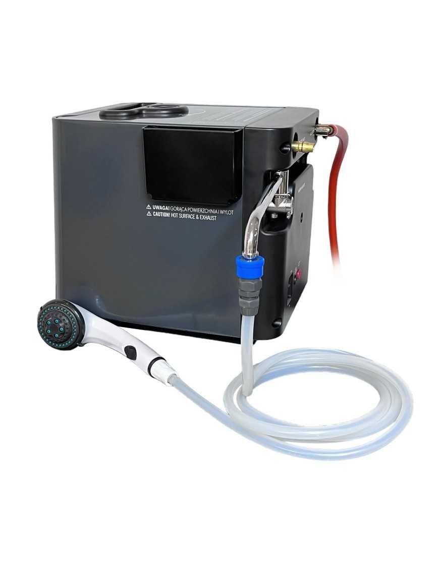 Проточний переносний газовий водонагрівач з душем та редуктором