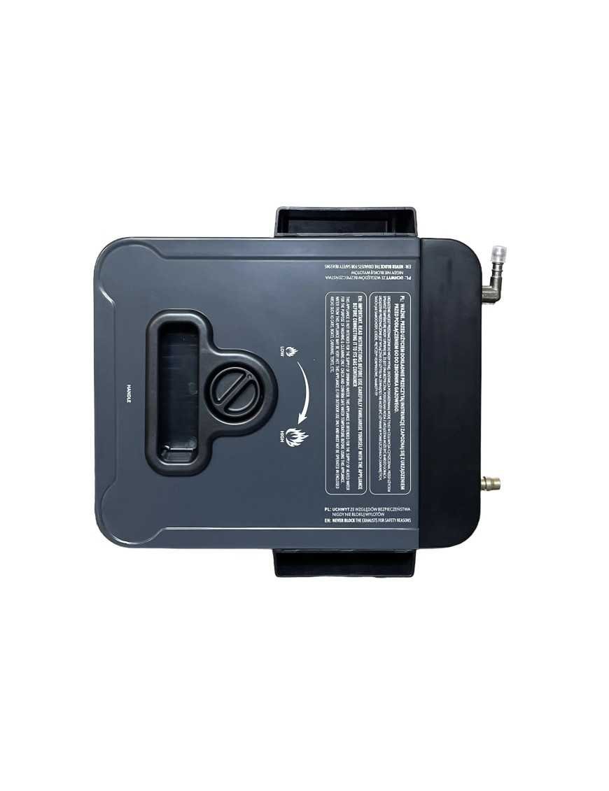 Проточний переносний газовий водонагрівач з душем та редуктором