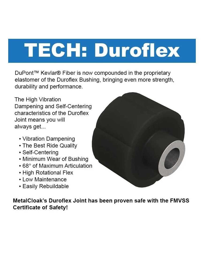 Передні втулки верхнього важеля Мосту з кріпленням | Metalcloak Jeep Wrangler JK