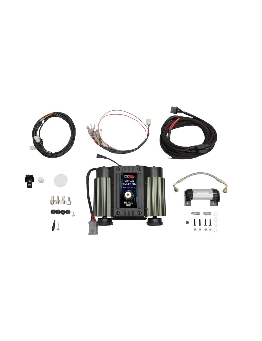 Подвійний двоциліндровий компресор TRE 4x4 178л/хв Black Air з ресивером