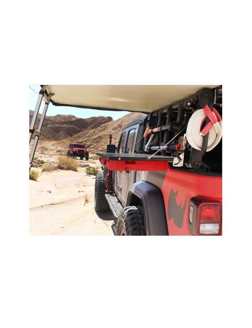 Тримачі з органайзером для кабелів до багажника на платформу Go Rhino Overland Xtreme