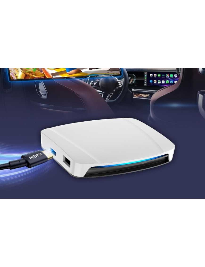 Бездротовий адаптер Carlinkit CPC200-Tbox UHD Carplay/Android (білий)