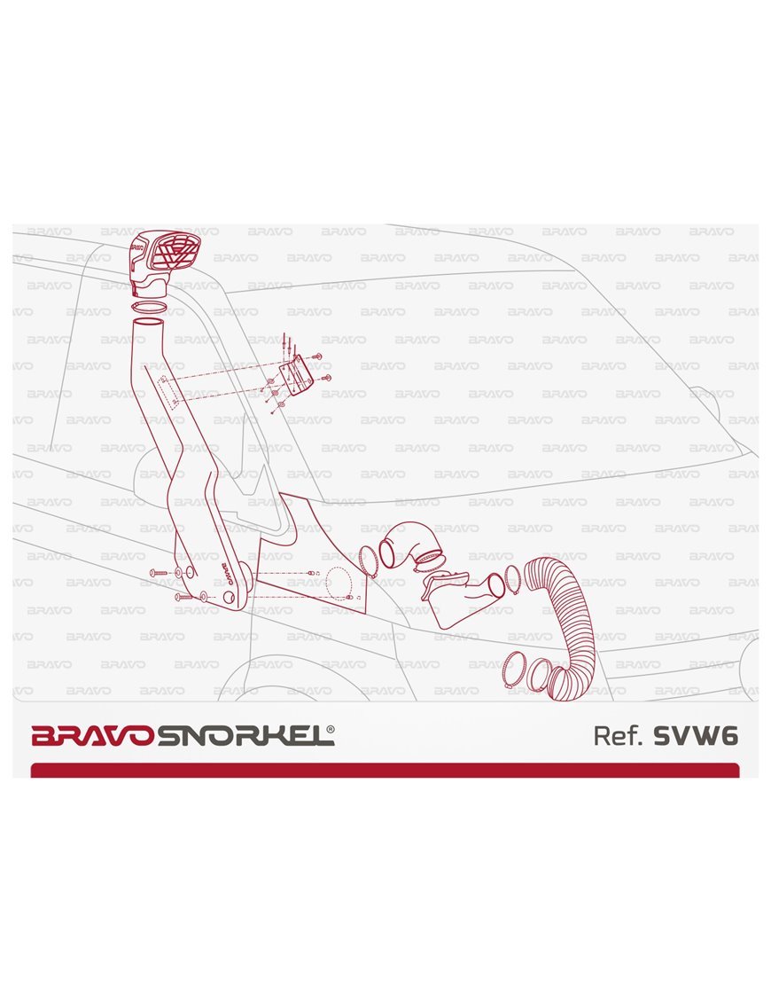 Шноркель Volkswagen T5 T6 Bravo SVT6