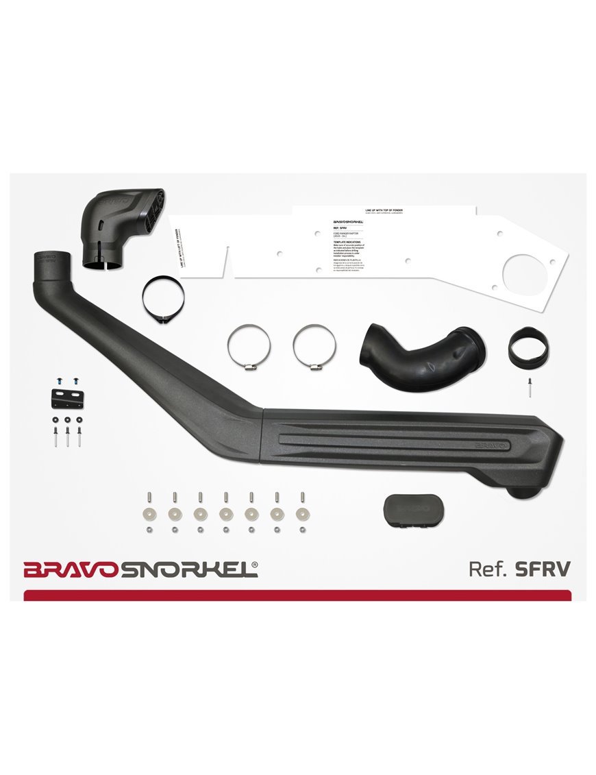 Шноркель FORD RANGER RAPTOR 2023 - Bravo Snorkel Diesel