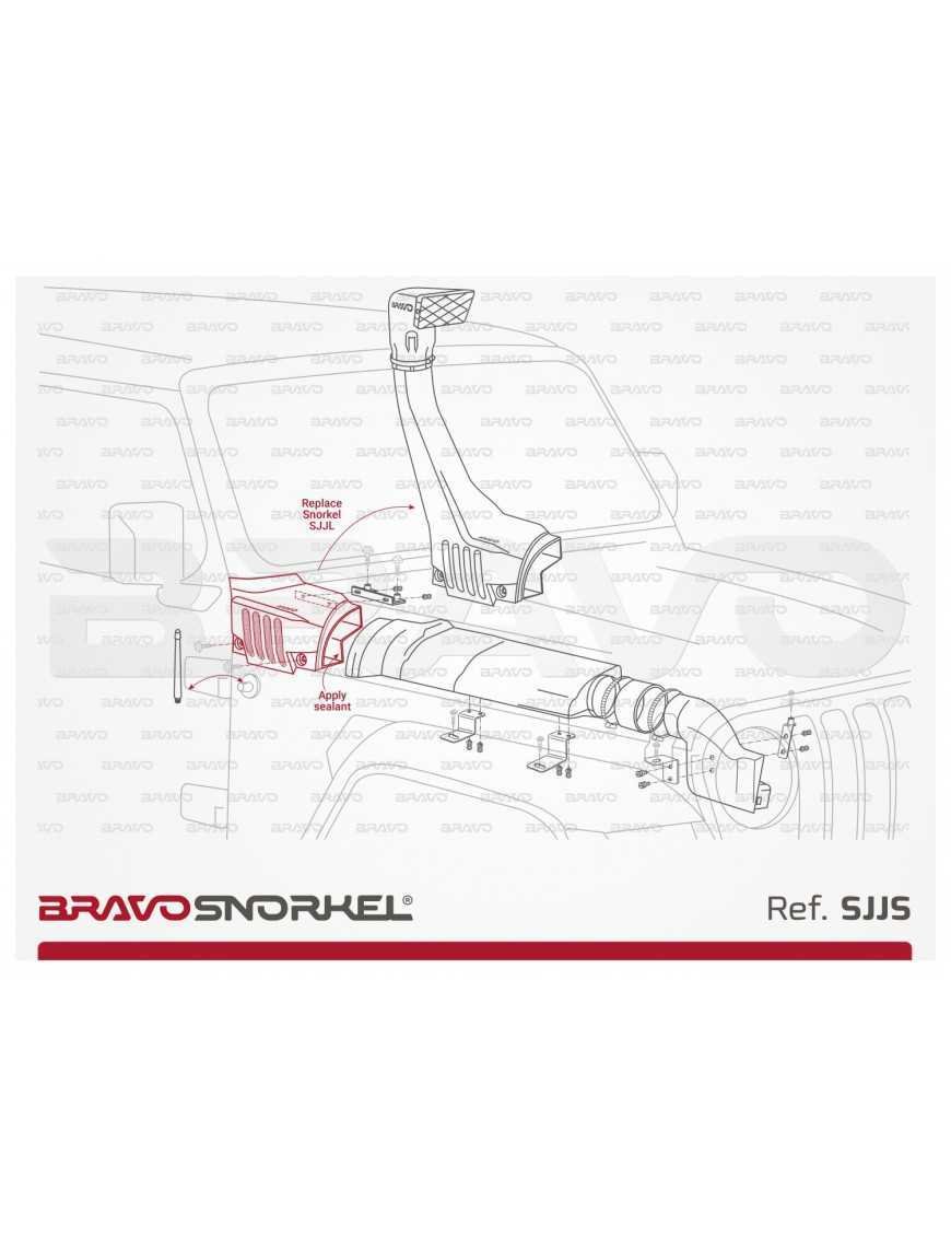 Опціональне вкорочення шноркеля для Wrangler JL JLU