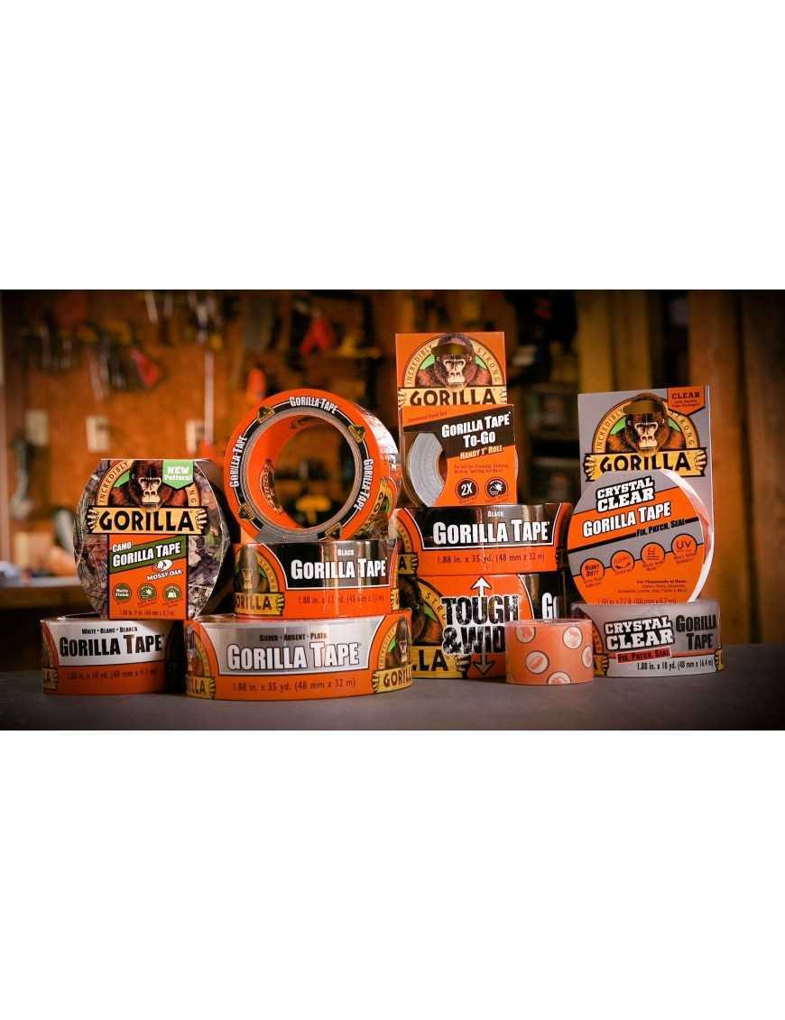 Біла стрічка Gorilla 10м x 48мм міцна водостійка