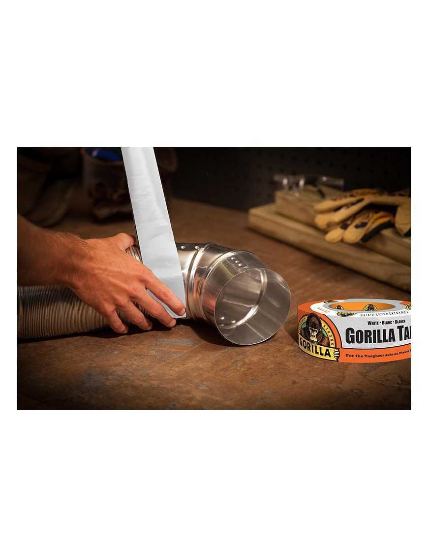 БІЛА СУПЕРМІЦНА СТРІЧКА GORILLA TAPE 27М 48мм GAFFER