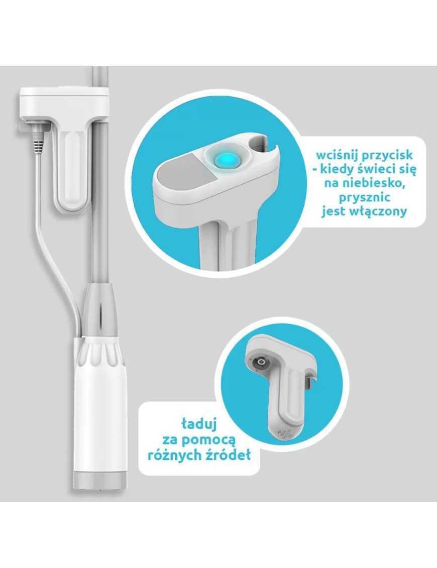 Портативний душ для туризму бездротовий з акумулятором