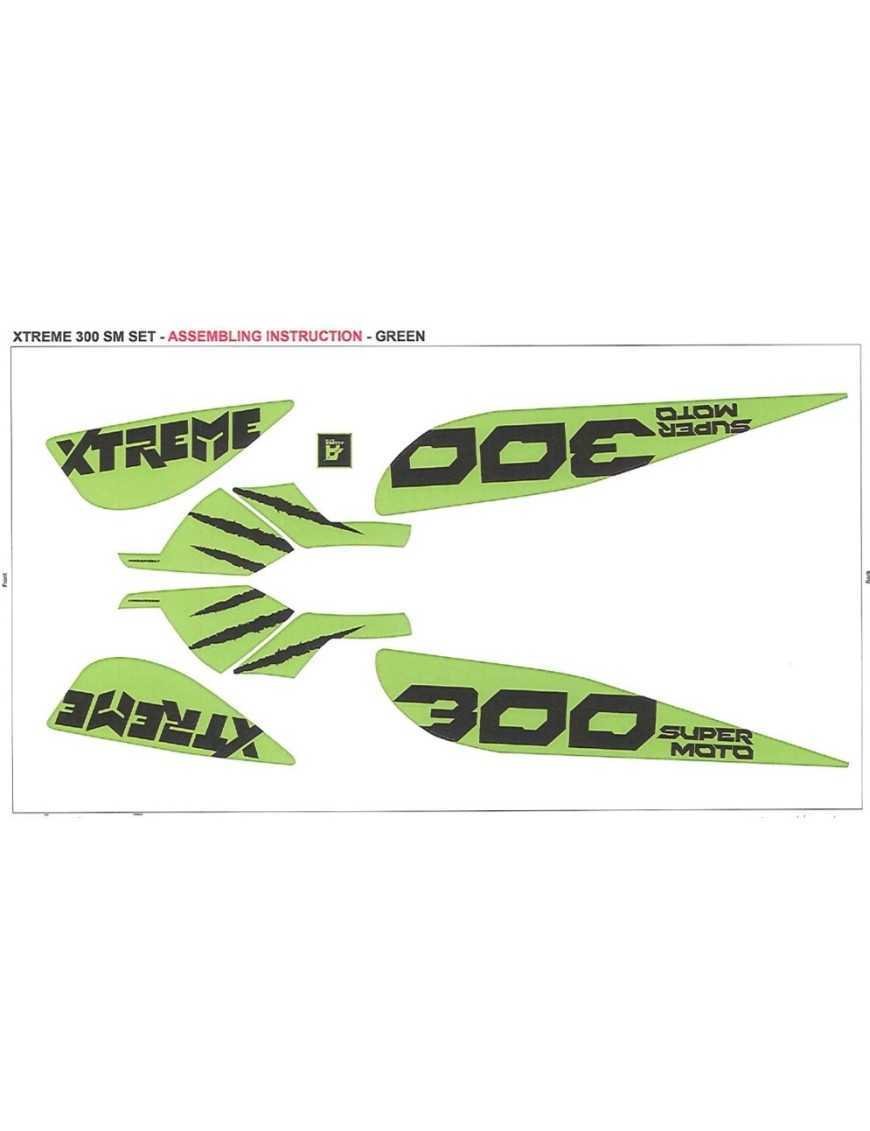 300cc Xtreme Supermoto Зелений