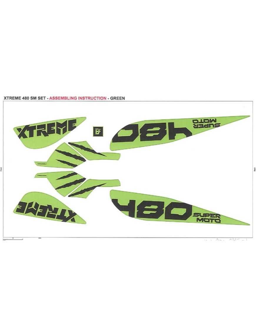 450cc Xtreme Supermoto Зелений