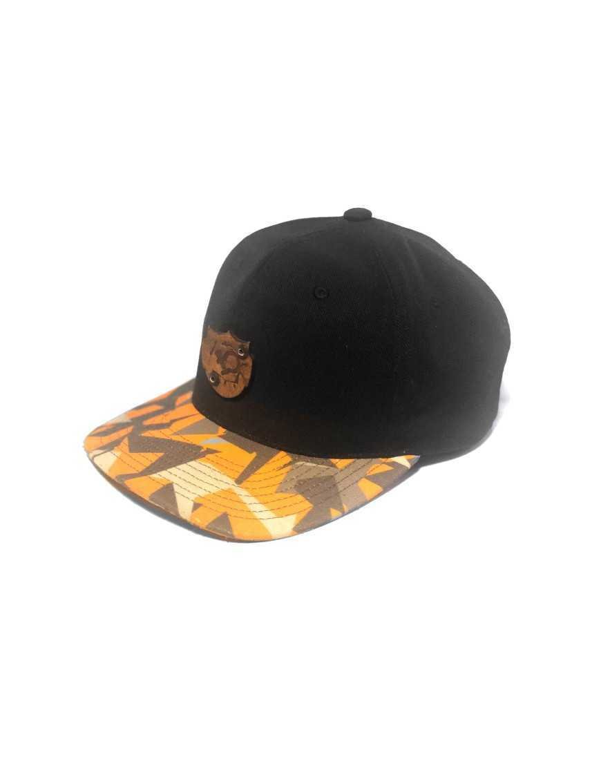 Кепка SnapBack з козирком Orange Camo