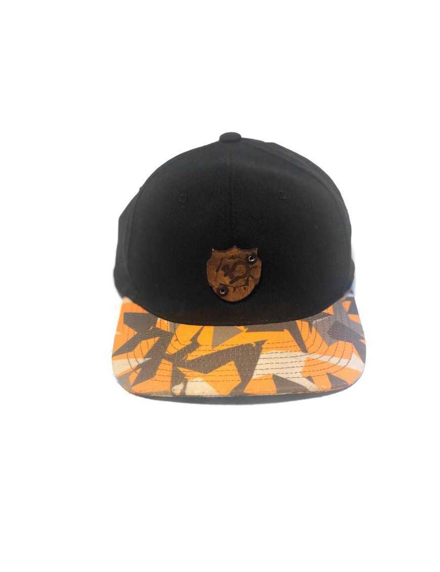 Кепка SnapBack з козирком Orange Camo