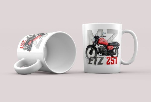 Гуртка MZ ETZ 251 червона