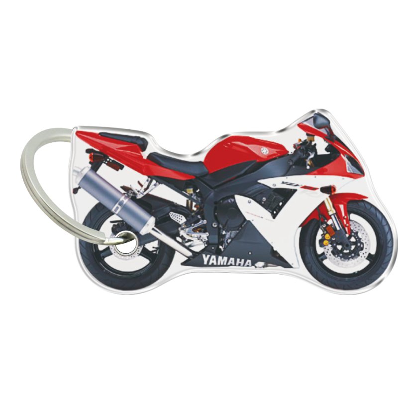 Двосторонній об’ємний брелок ONEDESIGN для ключів Yamaha R1 rosso